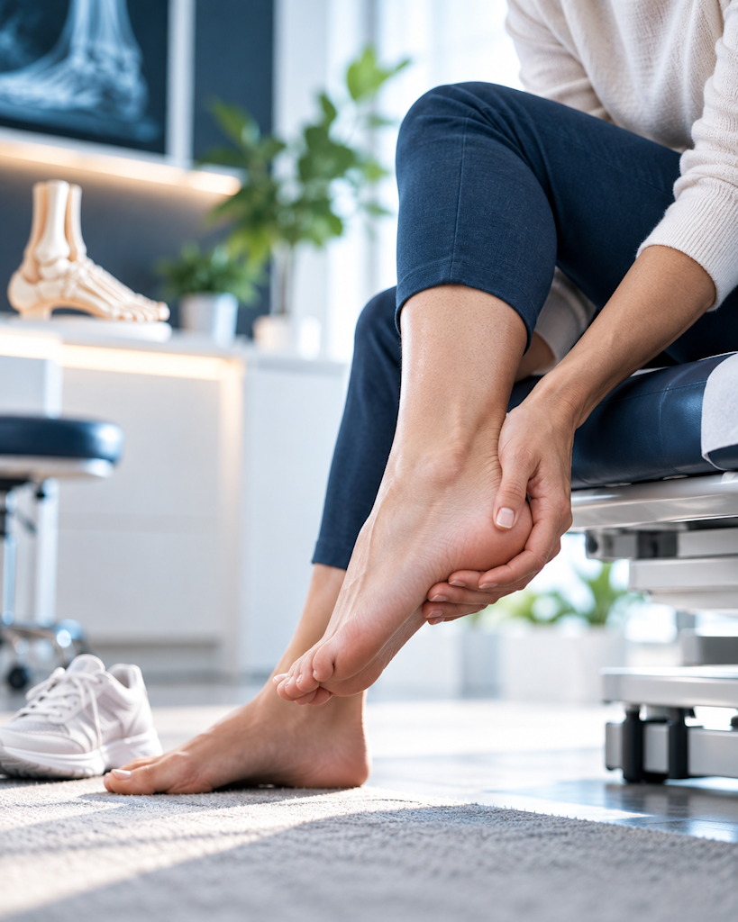 Heel pain and podiatry consultation